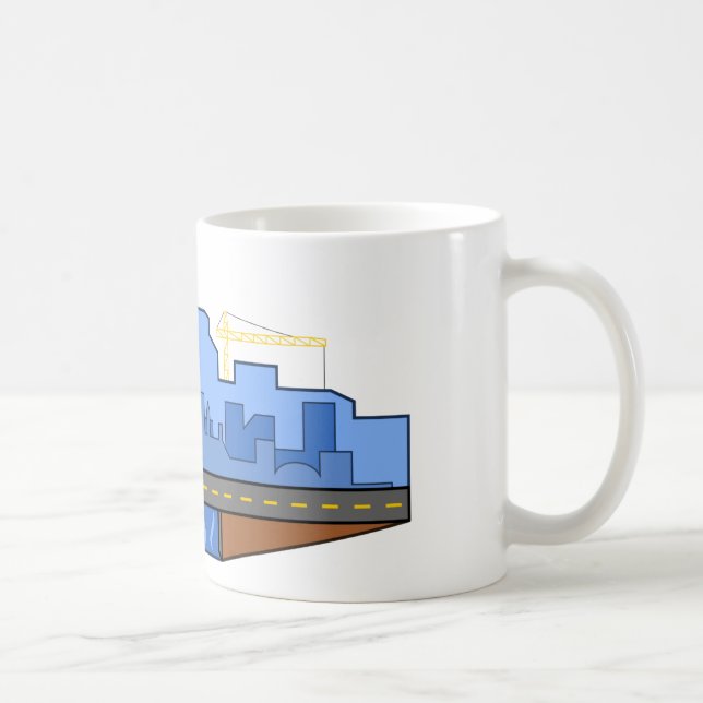 Technik-Entwurfs-Tasse Kaffeetasse (Rechts)