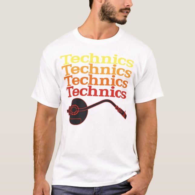 Technik-Turntable-T - Shirt (Vorderseite)
