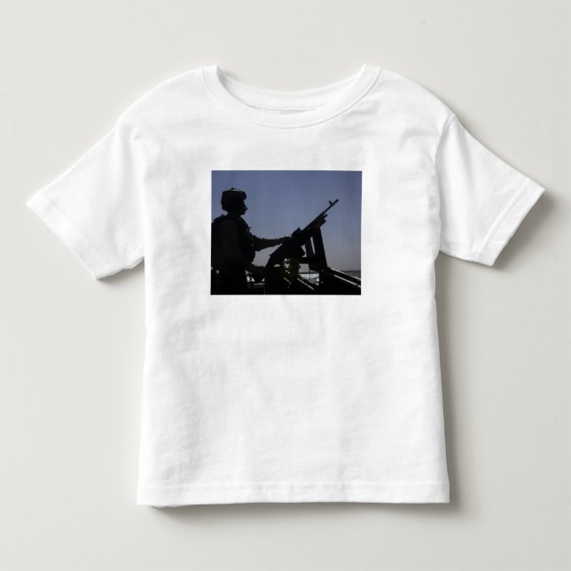 Techniker bemannt ein Maschinengewehr M240 im Irak Kleinkind T-shirt (Vorderseite)