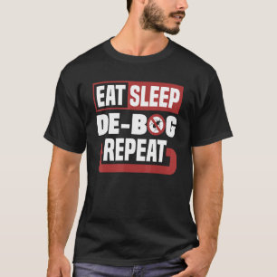 Techniker der Schädlingsbekämpfung ernähren Schlaf T-Shirt
