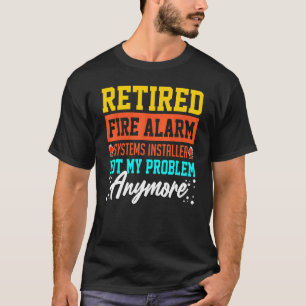 Techniker des Feueralarm-Installers House Dete T-Shirt