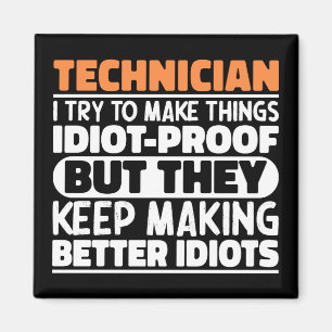 Techniker Ich versuche, Dinge Cool zu machen Lusti Magnet