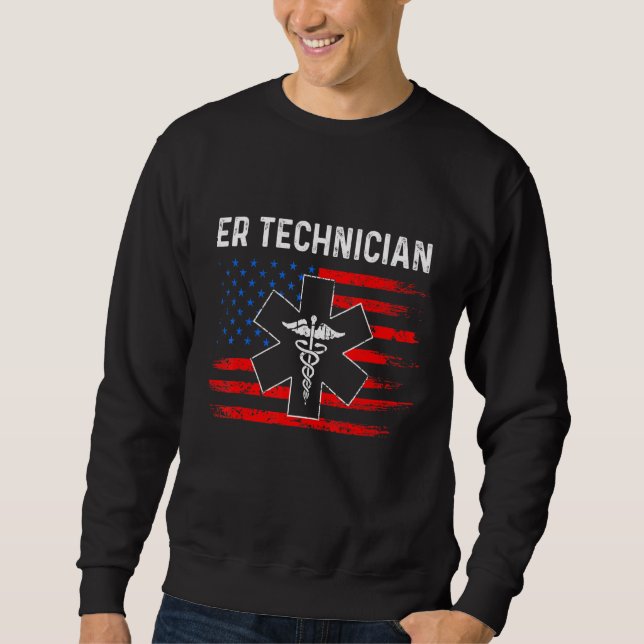 Techniker - Notfallraum Tech 1 Sweatshirt (Vorderseite)