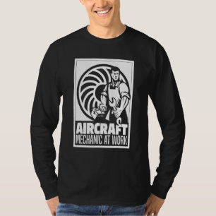 Techniker-Schraubenschlüssel Ingenieur Luftfahrze T-Shirt