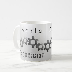 Techniker von Weltklasse Metallisch Kaffeetasse
