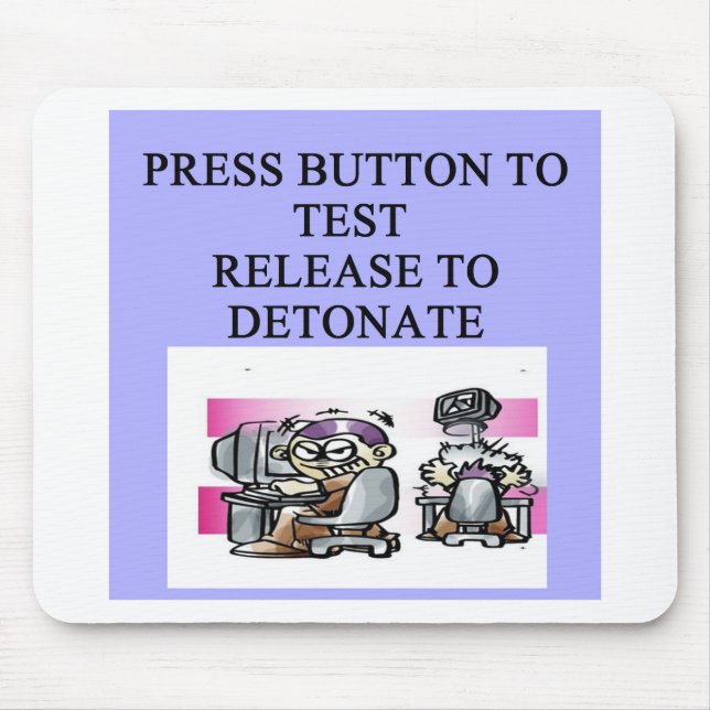 Technikforschungswitz Mousepad (Vorne)