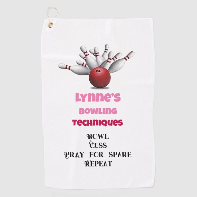 Techniques de bowling serviette de bowling (Devant)