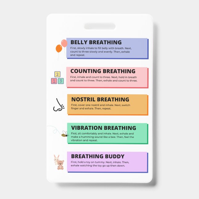 Techniques de respiration Badge Accessoire (Avant)
