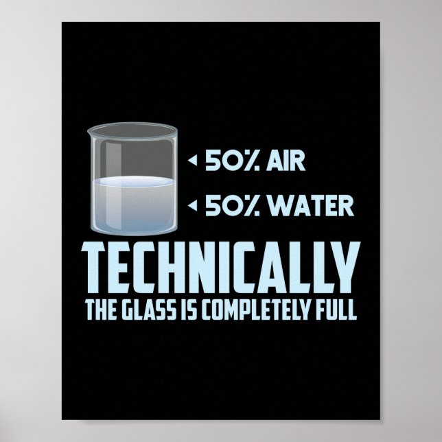 Technisch gesehen ist das Glas eine Chemie, die de Poster (Vorne)