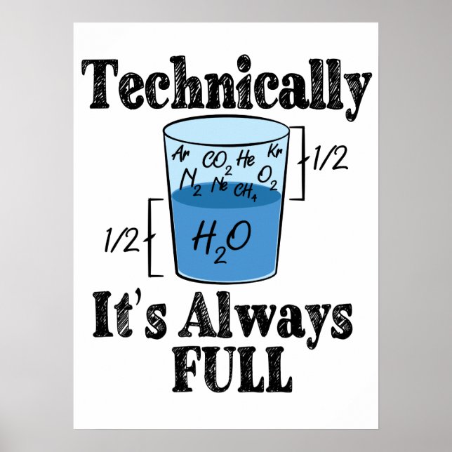 Technisch gesehen ist es immer eine komische Wisse Poster (Vorne)