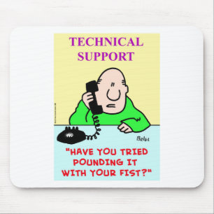technische Stützstampfenfaust Mousepad