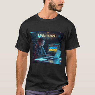 Technische Unterstützung für die Ukraine United24 T-Shirt