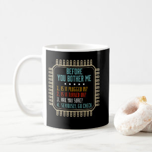 Technische Unterstützung für Informationstechnol Kaffeetasse