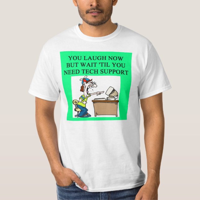technische Unterstützung T-Shirt (Vorderseite)