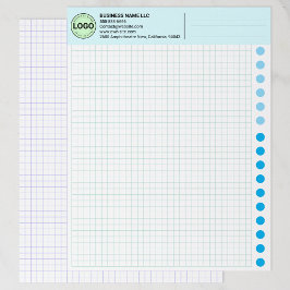 Technische Zeichenpapierbögen mit Firmenlogo Briefbogen