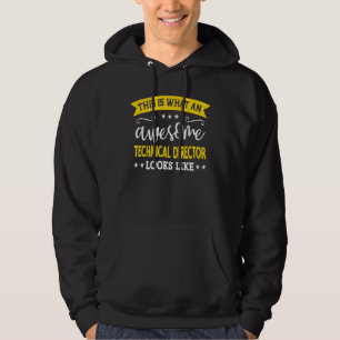 Technischer Direktor Stellenbezeichnung Mitarbeite Hoodie