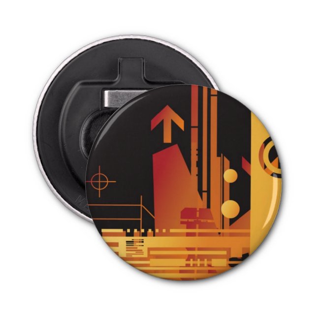 Technischer Halbtonhintergrund 2 Flaschenöffner (Vorderseite)