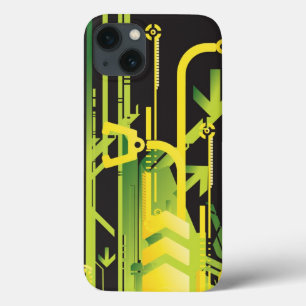 Technischer Halbtonhintergrund 4 Case-Mate iPhone Hülle