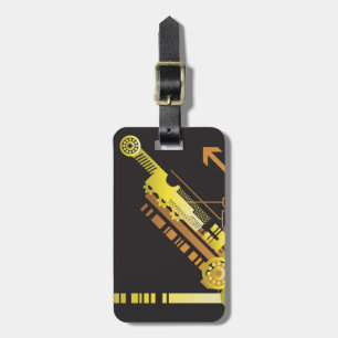 Technischer Halftone-Hintergrund 5 Gepäckanhänger