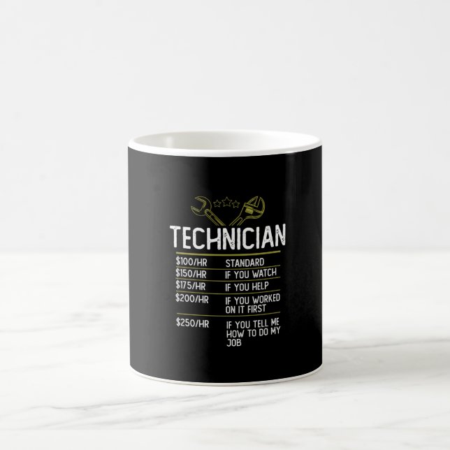 Technischer Handwerker Geschenk Präsentation Idee Kaffeetasse (Mittel)