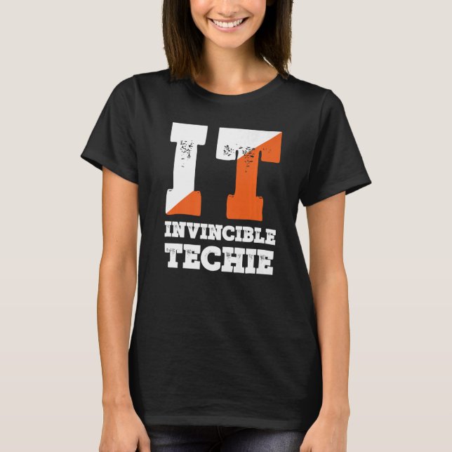 Technischer Programmierer der unüberwindbaren Tech T-Shirt (Vorderseite)