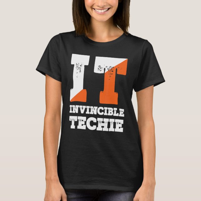 Technischer Programmierer der unüberwindbaren Tech T-Shirt (Vorderseite)