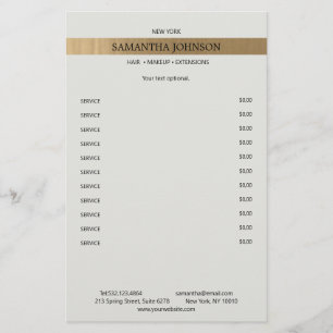 Technischer Rahmen Imitat Gold Flyer