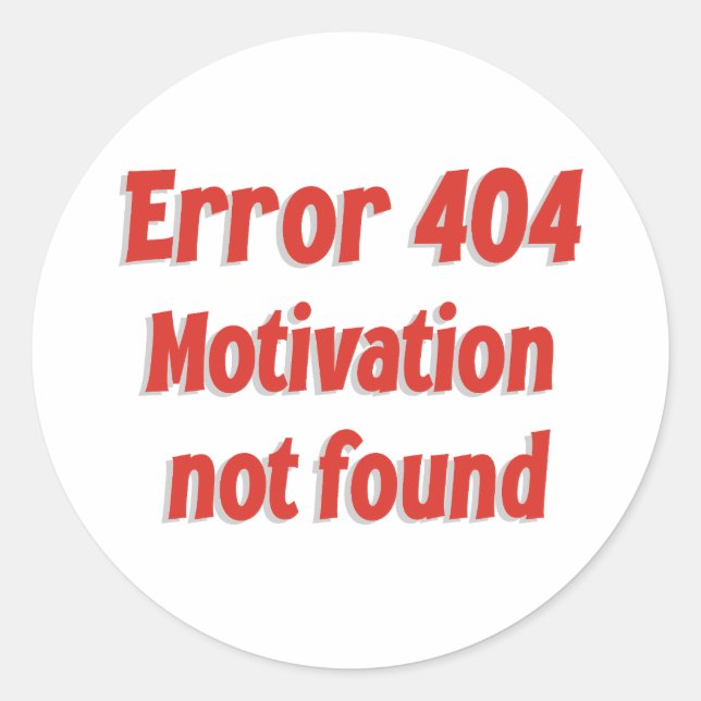 Technischer Spaß Runder Aufkleber (Vorderseite)