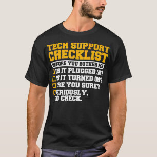 Technischer Spezialist für Informationstechnologie T-Shirt