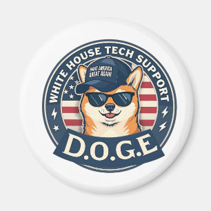 Technischer Support für das Weiße Haus Magnet