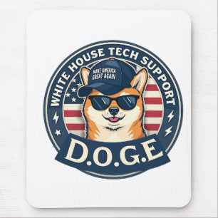 Technischer Support für das Weiße Haus Mousepad