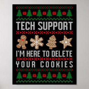 Technischer Support hier, um Ihre Cookies zu lösch Poster