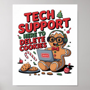 Technischer Support Ich bin hier, um Ihre Cookies Poster