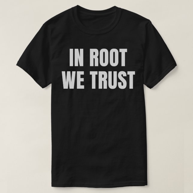 Technischer Support IT Computer Nerd Funny Root Li T-Shirt (Design vorne)