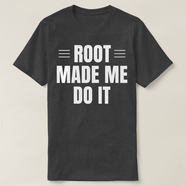 Technischer Support IT Computer Nerd Funny Root Li T-Shirt (Design vorne)