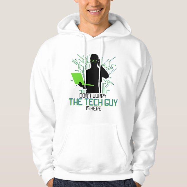 Technischer Support Sorgen Sie nicht den technisch Hoodie (Vorderseite)