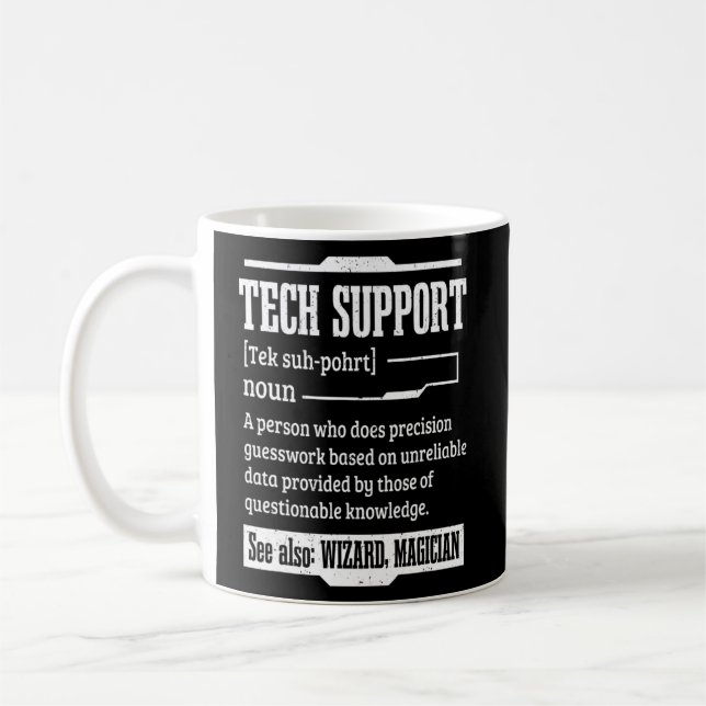Technischer Support Technischer Support - Definiti Kaffeetasse (Links)