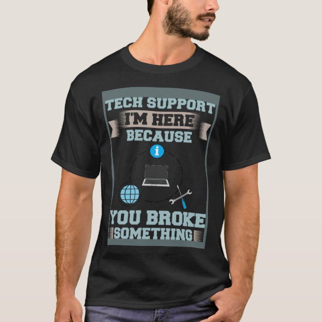 Technischer Support - Technischer Techniker - Help T-Shirt (Vorderseite)