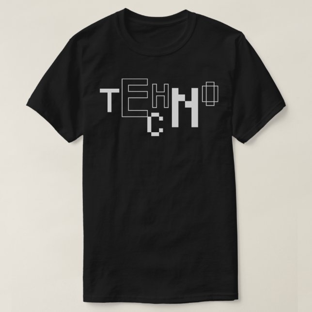 Techno 4 T-Shirt (Design vorne)