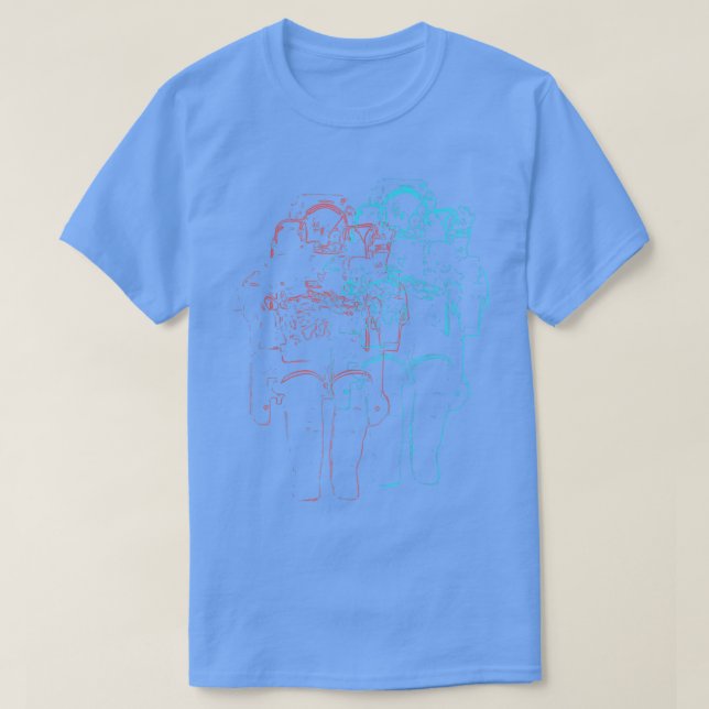 Techno Astronaut T-Shirt (Design vorne)
