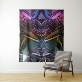 Techno Babble Wandteppich