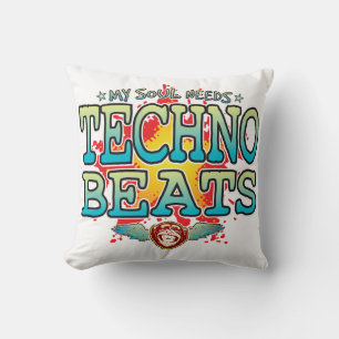 Techno Beats Soul Cushion Kissen