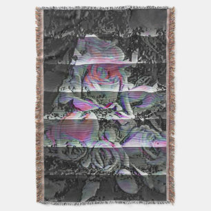 Techno-Blumenstrauß Decke