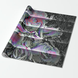 Techno-Blumenstrauß  Geschenkpapier
