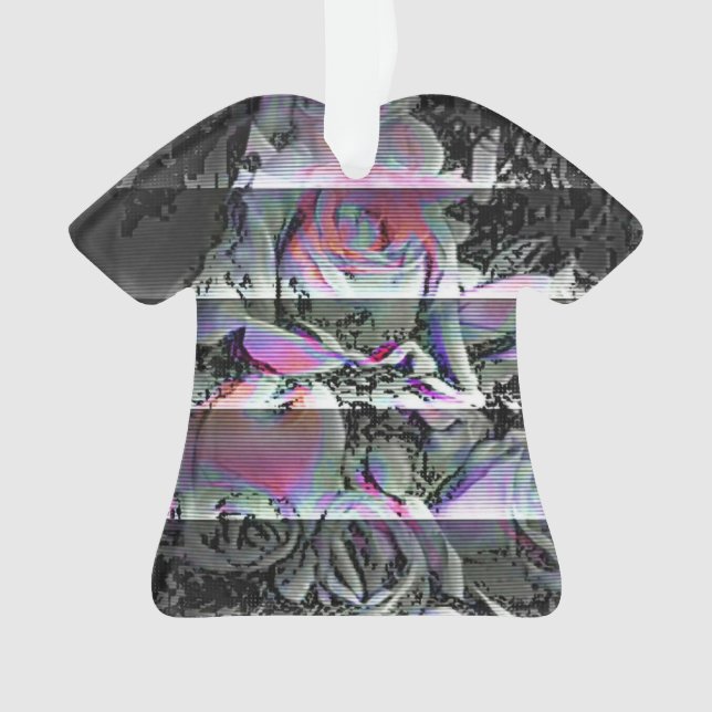 Techno-Blumenstrauß  Ornament (Vorderseite)