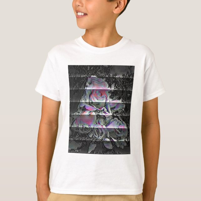 Techno-Blumenstrauß  T-Shirt (Vorderseite)