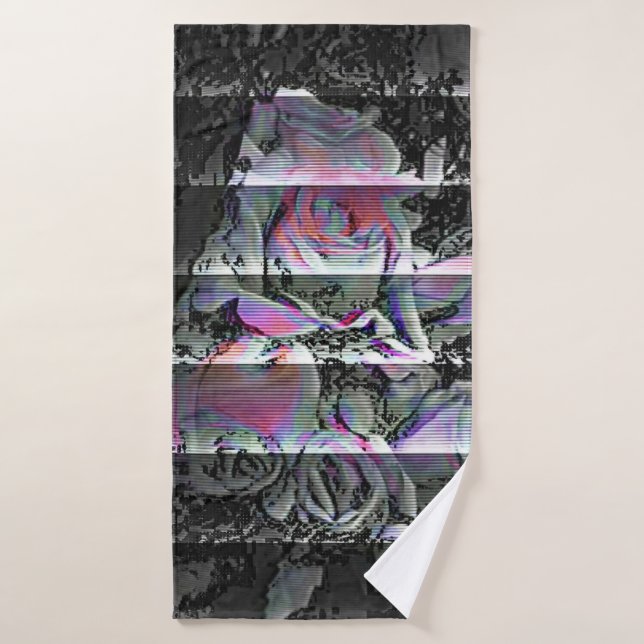 Techno Bouquet (Serviette de bain)