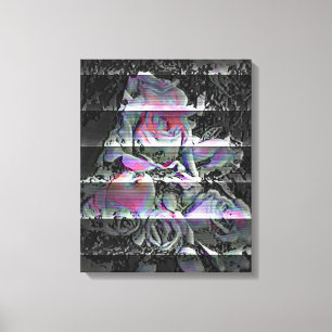 Techno Bouquet Canvas Print Leinwanddruck