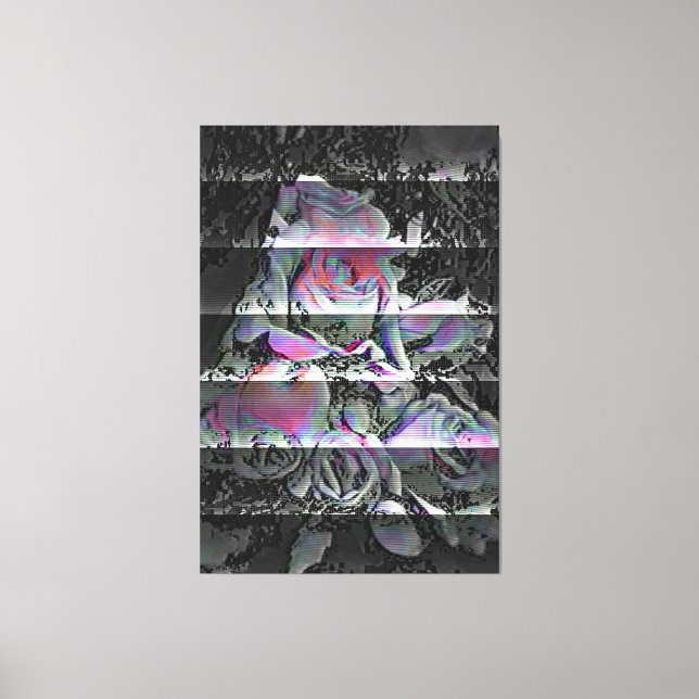 Techno Bouquet  Canvas Print Leinwanddruck (Vorderseite)