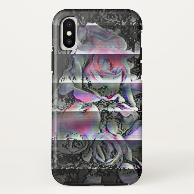 Techno Bouquet Case-Mate iPhone Hülle (Rückseite)